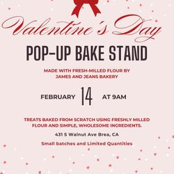 Valentines Day Bakery Pop Up