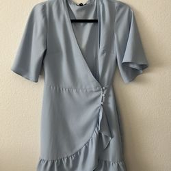 Top Shop Pastel Blue Dress Size 2