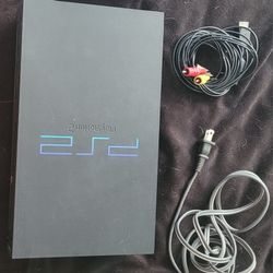 Fat ps2 with controller and game AS IS FPOR