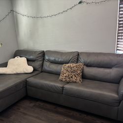 Faux Leather  Couch