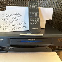 Panasonic VHS Player