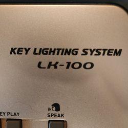 Casio LK-100 Key Lighting System Rythm Controller Electronic Keyboard With Stand