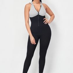 Bodysuit With Hoodie. 