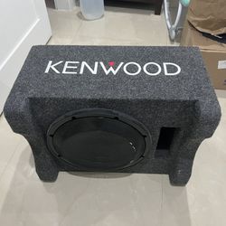 Kenwood Excelon 12 Inch Subwoofer With Box ($140)