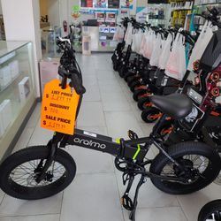 Oraimo Electric Bicycle 750watts! Finance For $50 Down Payment!!