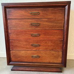 Mid Century Modern Tallboy Dresser