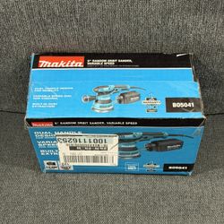 3 Amp 5 in. Corded Variable Speed Random Orbital Sander with Dust Bag