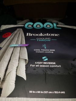 Brookstone Cooling Throw Blanket 50x60