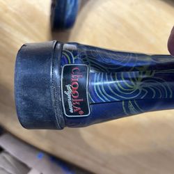 Chooka signature blue patten rain boots