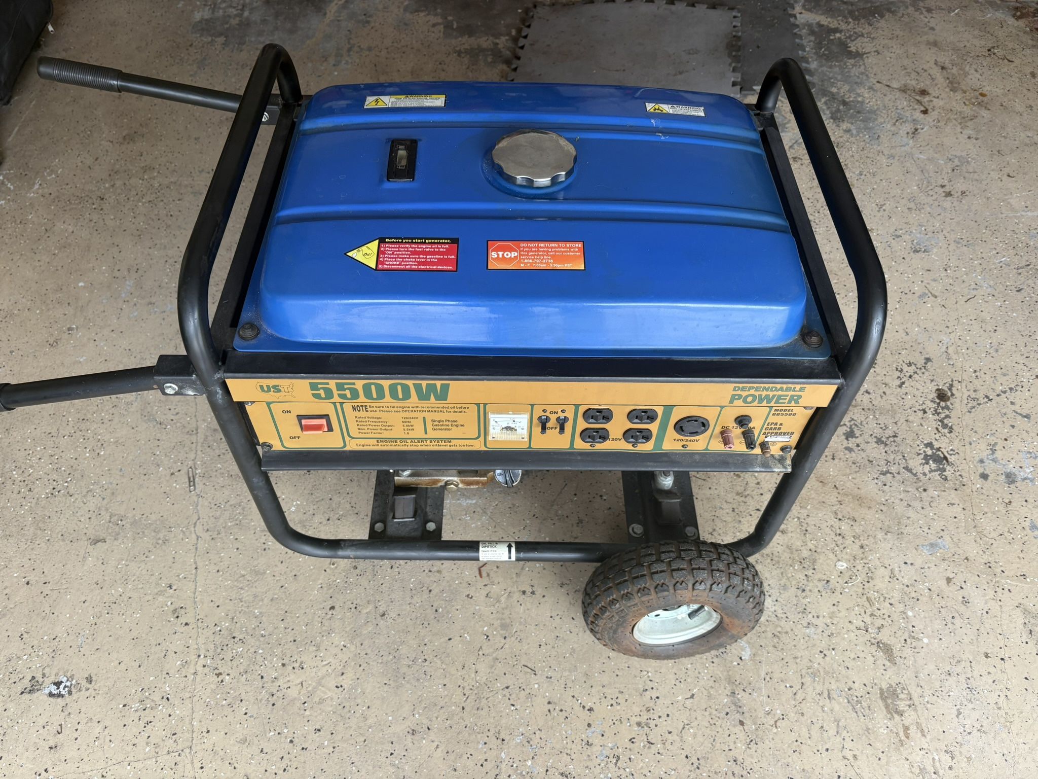 UST 5500w Generator