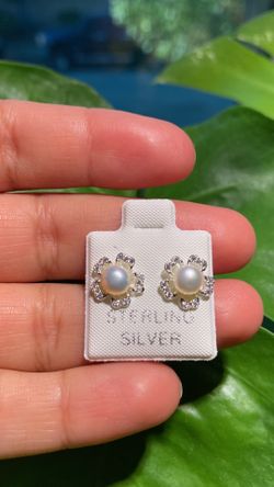 925 Sterling Silver Earrings / Aretes Plata Ley 925