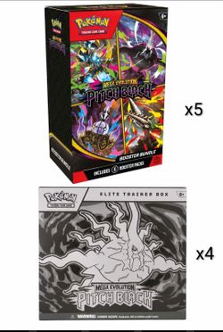 Pokemon Pitch Black ETBs & Booster Bundles