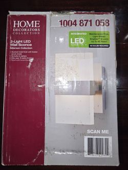 Home Decorators Collection 2-Light LED Wall Sconce