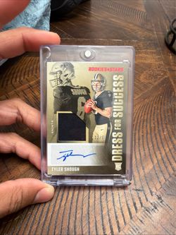Tyler Shough Rookies & Stars Dress for Success Auto Patch RC /99