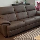 New - Natuzzi leather couch w/ power recliner  **best offer, not free**