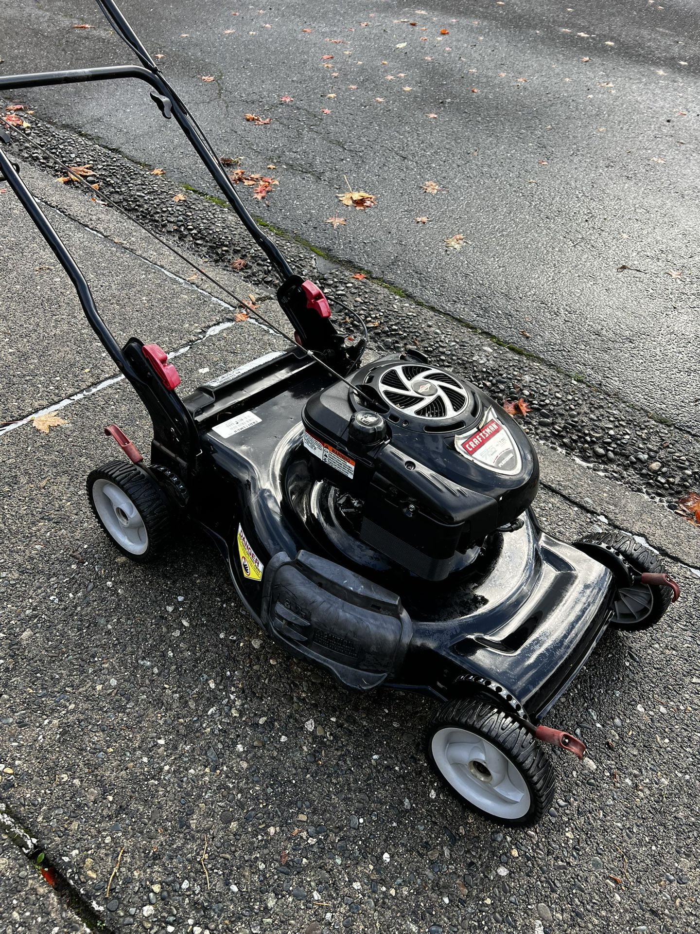 Craftsman lawn mower.  Free