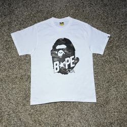 White Bape Sta Tee