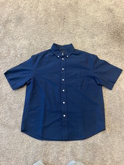 H&M Blue Button Up, Medium