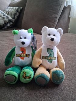 2 New Jersey coin bears from 2000