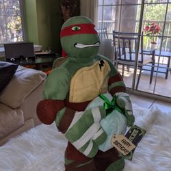 Ninja Turtle Stand Up Birthday Plush