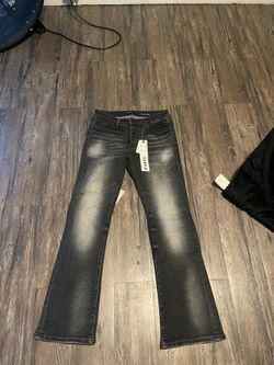 Flared purple jeans size 34