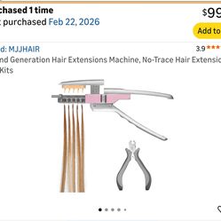 6D 2nd Generation hair extention machine