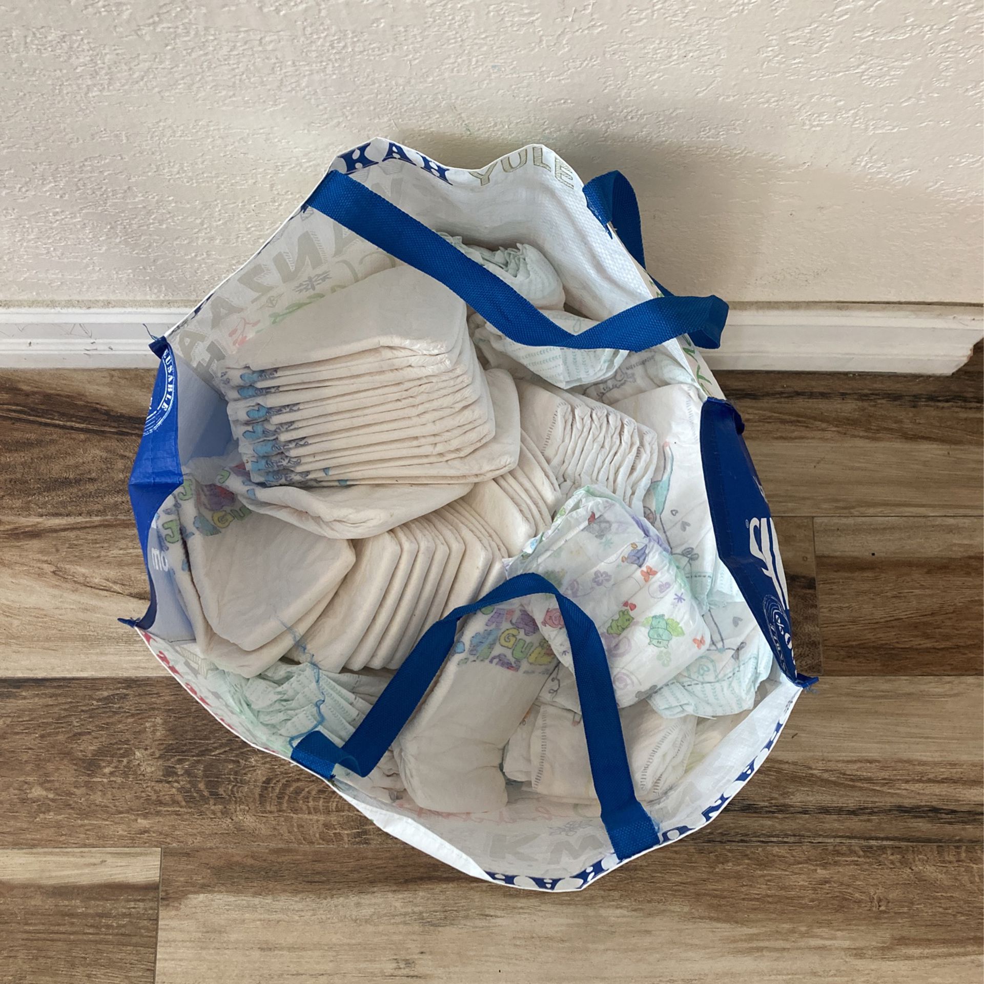 Bag Of Diapers For $10