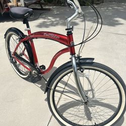 7 Speed Beach Cruiser Like New