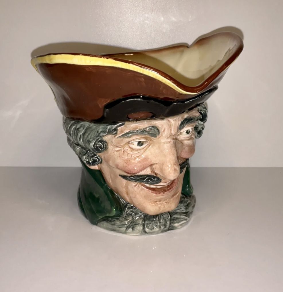 Original Vintage Royal Doultom TURPIN Character Toby Mug Large 6.5"