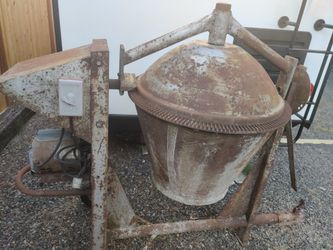 Heavy duty cement mixer