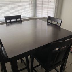 Dining Table With Four Chairs