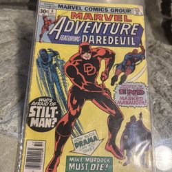 MARVEL ADVENTURE#6 VG/FN 1976 DAREDEVIL BRONZE AGE COMICS