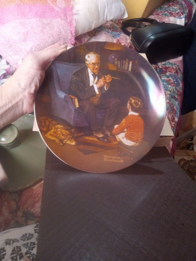 Norman Rockwell Plate. Number P1946