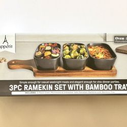 3PC Ramekin Serving Set 