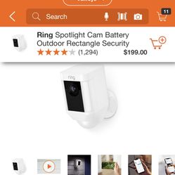 RING SPOTLIGHT CAM SECURITY BRAND NEW