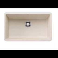 30 in. Undermount Single Bowl  Granite  Kitchen Sink