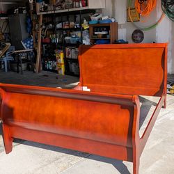Queen size Sleigh Bed Frame