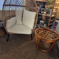 Rattan Table.