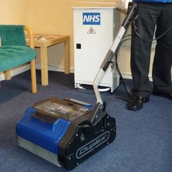 Duplex Steam Carpet And Tile Scrubber 