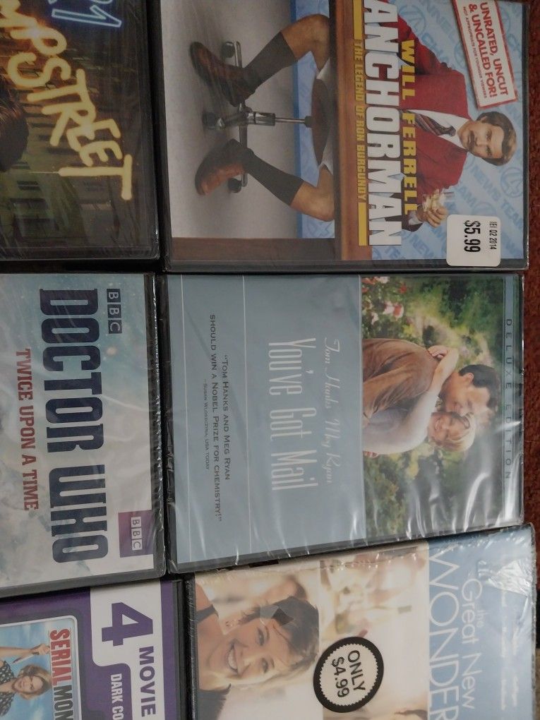 New/Like New DVD Collection