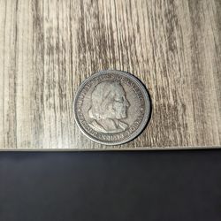 Christopher Columbus Half Dollar 1893 Coin