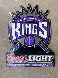 Kings Basketball Metal Sign 