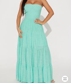 Mint maxi dress