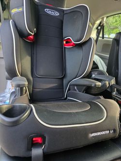 Graco TurboBooster LX Highback Booster Seat – 
Very good condition, clean, and ready to use.
Highback booster converts to backless booster
Adjustable 