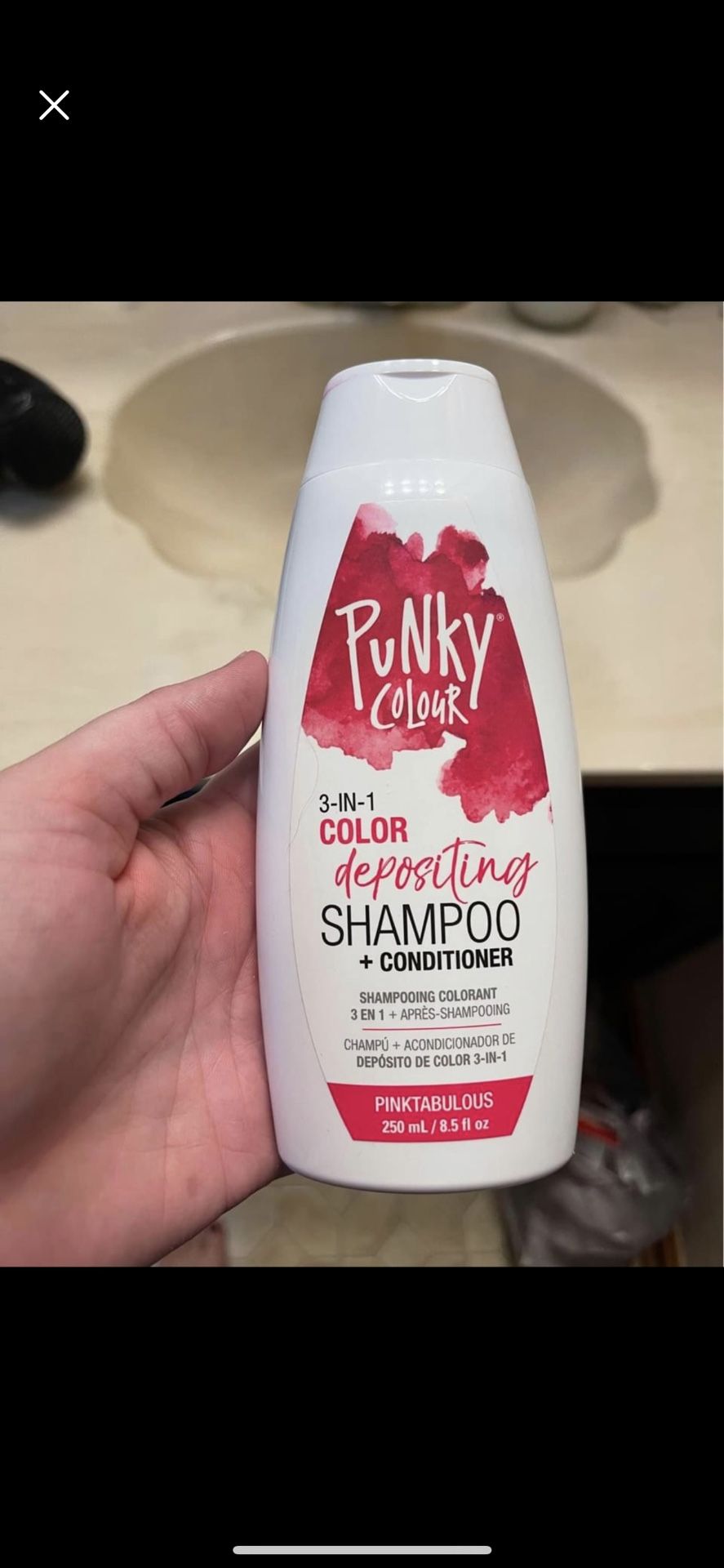 Pink Hair Wash Shampoo Conditioner 