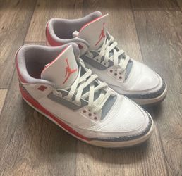 Air Jordan 3 'Fire Red' Men's Shoes Size 9.5 DN3707-160