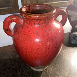 Southern Living Red Jar Vase