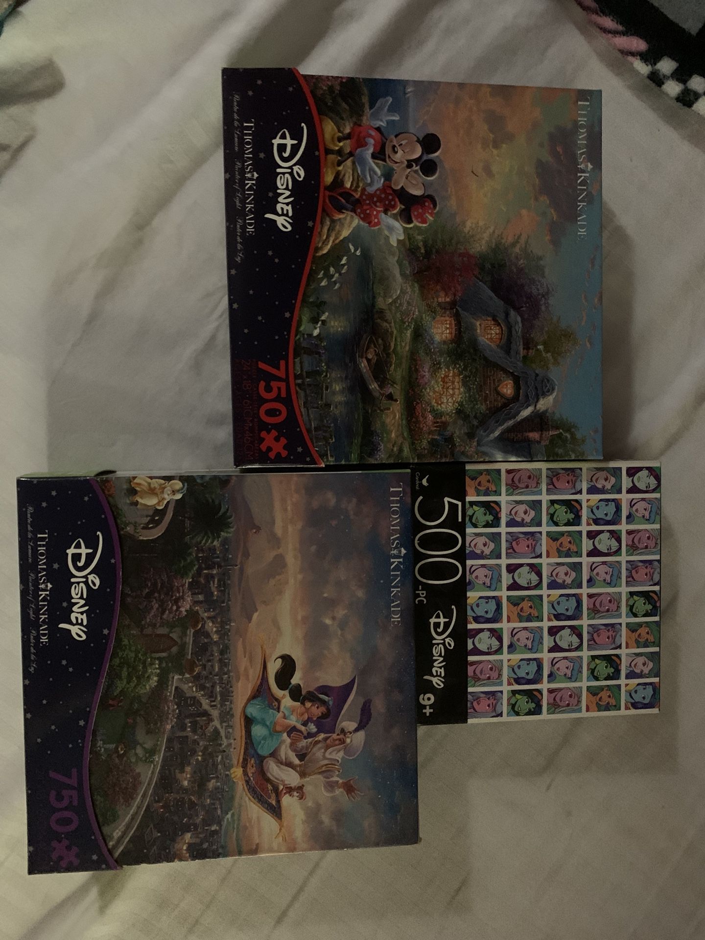 Disney Thomas Kinkade Puzzles