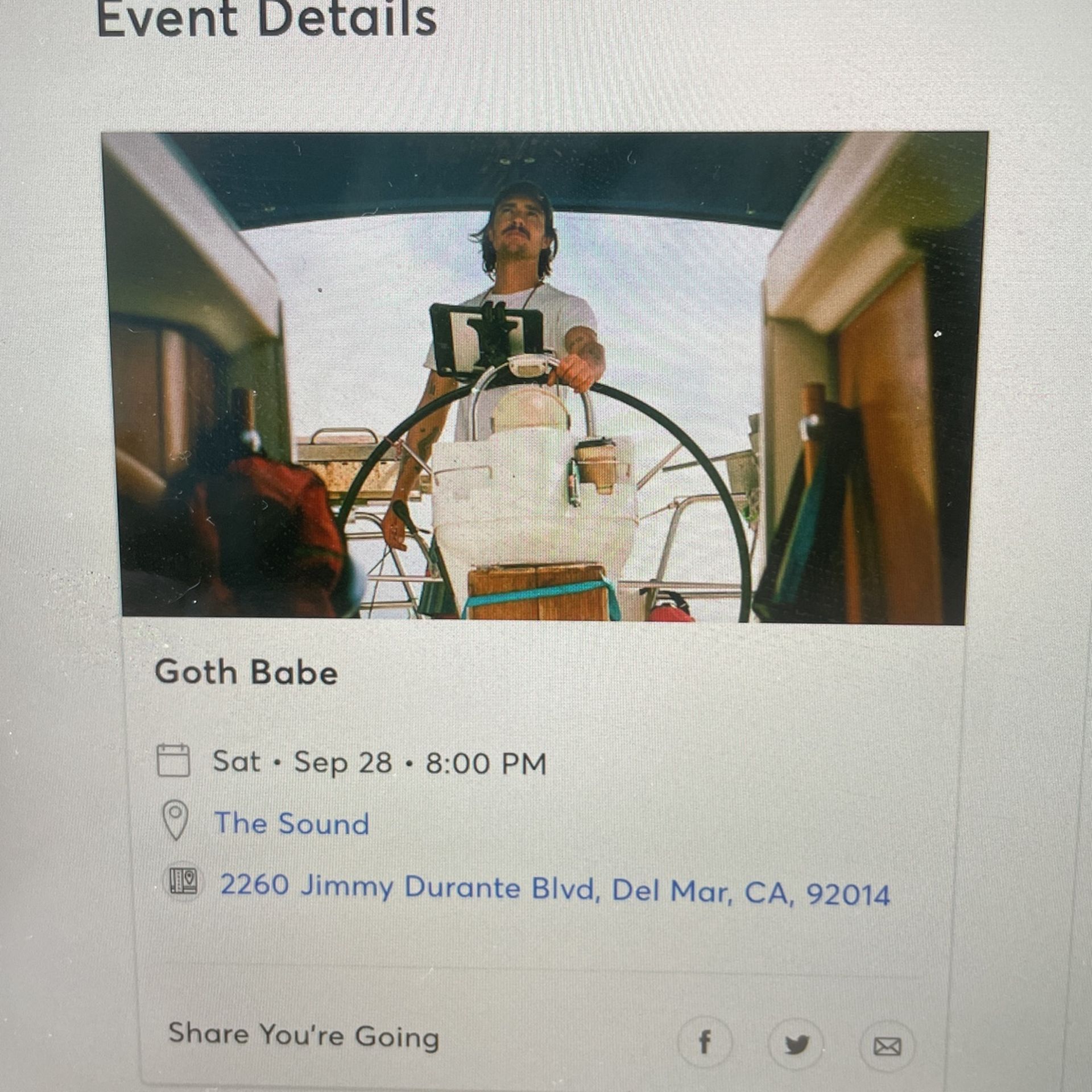Goth Babe Tickets!