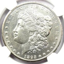1893-CC Morgan Silver Dollar $1 Carson City Coin